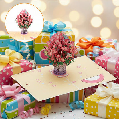 3D Handmade Bouquet Greeting Card
