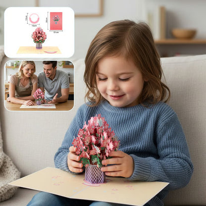 3D Handmade Bouquet Greeting Card