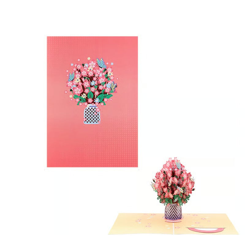 3D Handmade Bouquet Greeting Card