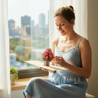 3D Handmade Bouquet Greeting Card