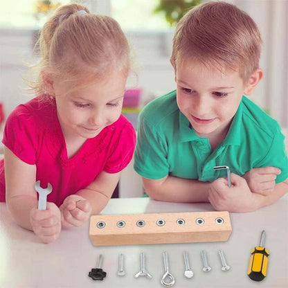Educational Screw-Tightening Busy Board
