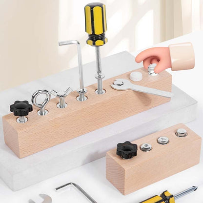Educational Screw-Tightening Busy Board
