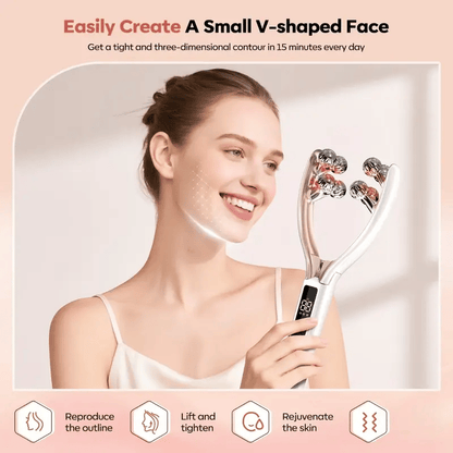 Wireless Rechargeable Facial Massager For Puffiness & Circulation