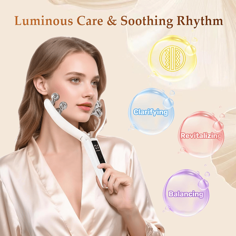 Wireless Rechargeable Facial Massager For Puffiness & Circulation