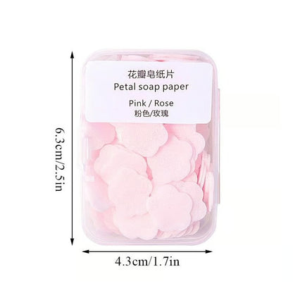 Petal Soap Paper Sheets(4 Boxes) – Lightweight Floral Hand Wash For Travel & Daily Use