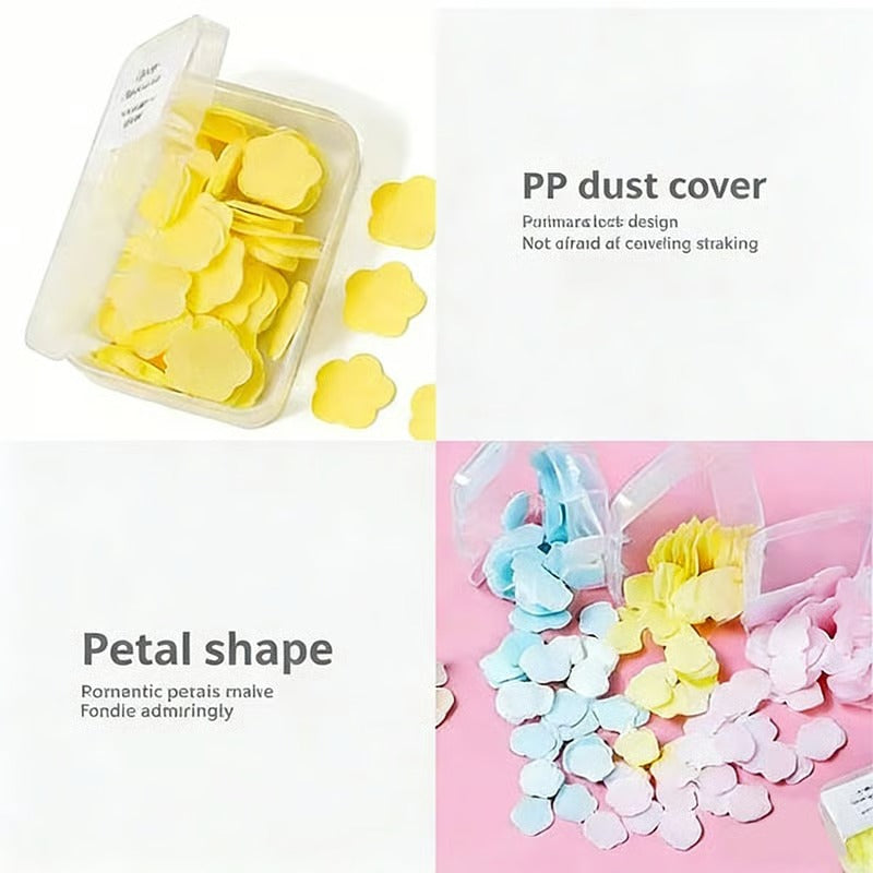 Petal Soap Paper Sheets(4 Boxes) – Lightweight Floral Hand Wash For Travel & Daily Use
