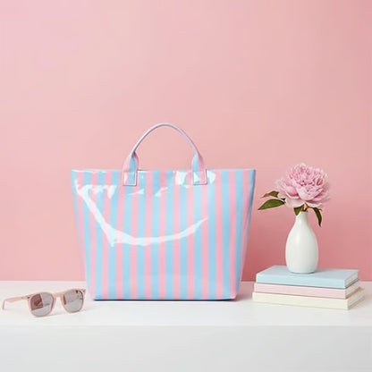 Striped Tote Bag