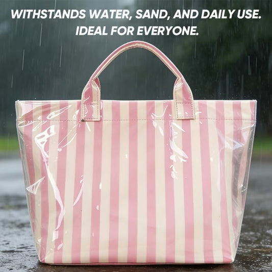 Striped Tote Bag