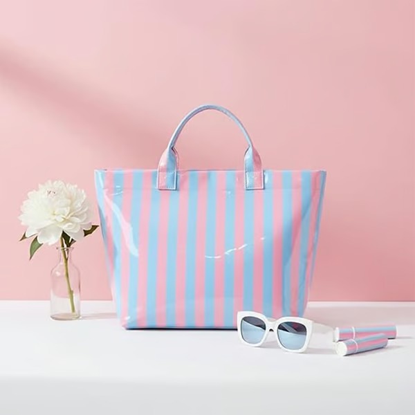Striped Tote Bag