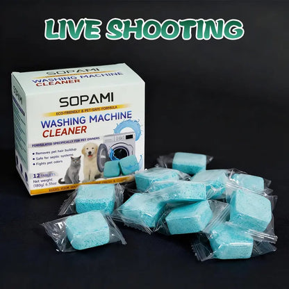 Eco-Friendly Washing Machine Cleaner Fights Pet Odors