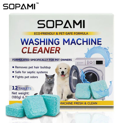 Eco-Friendly Washing Machine Cleaner Fights Pet Odors