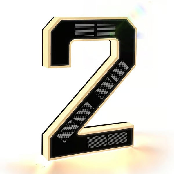 Solar Lighted House Numbers For Outside