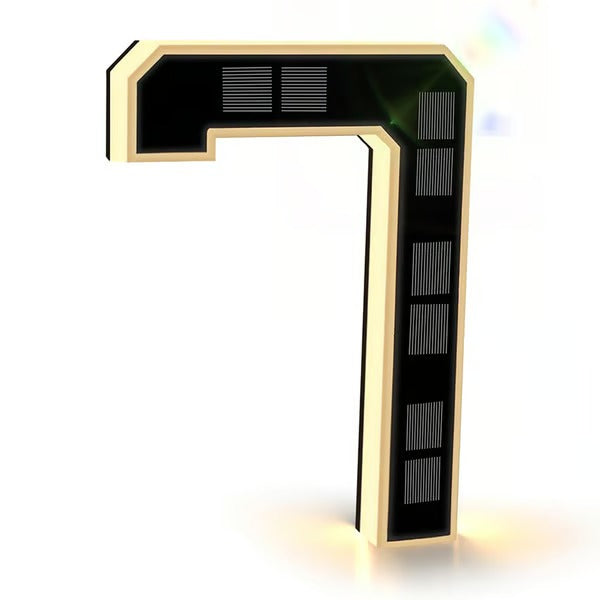 Solar Lighted House Numbers For Outside