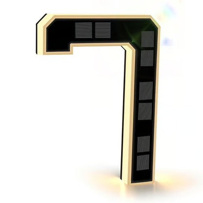 Solar Lighted House Numbers For Outside