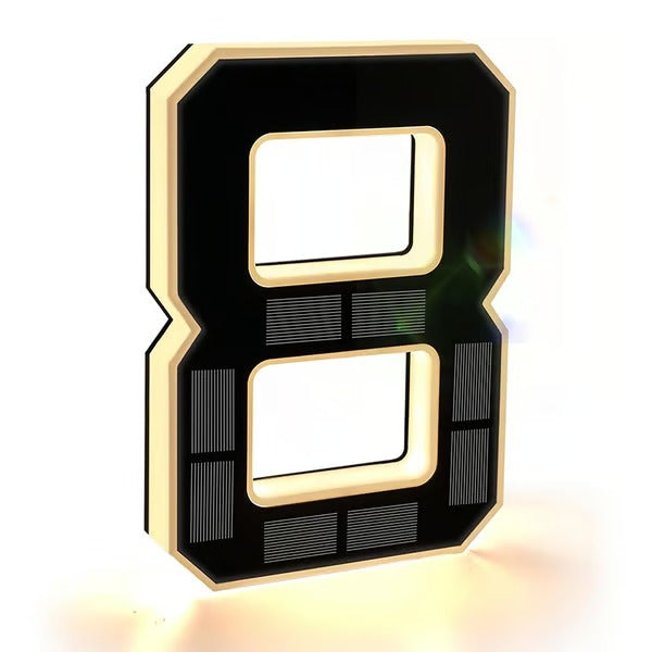 Solar Lighted House Numbers For Outside