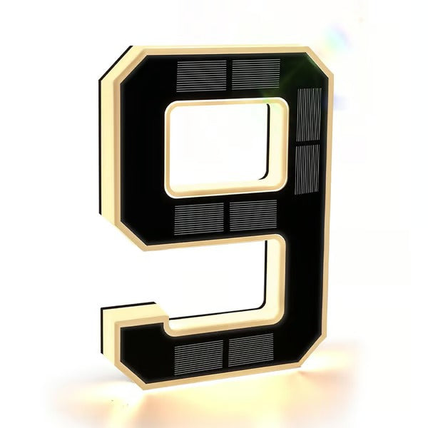 Solar Lighted House Numbers For Outside