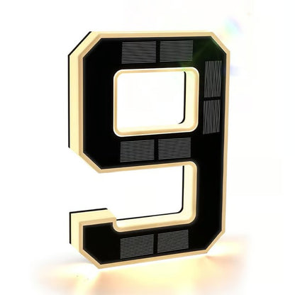 Solar Lighted House Numbers For Outside