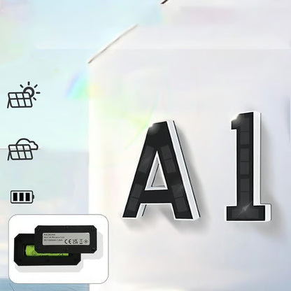 Solar Lighted House Numbers For Outside